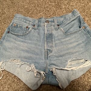 Light blue Levi shorts